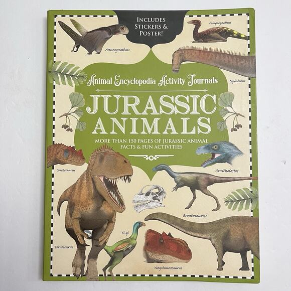 Other - Jurassic Animal Encyclopedia Activity Journal Includes Stickers and Poster